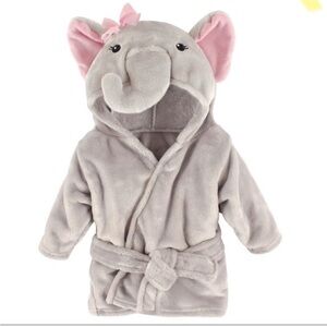 Hudson Baby Infant Pretty Elephant Bathrobe